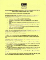 Recommendations for People Re-occupying Commercial Buildings and Residents Re-entering Their Homes [