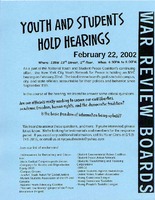 Youth and Students Hold Hearings