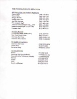 For Information and Donation