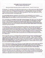 Towards War or Towards Peace?  How do we stop terrorism and war? [2 of 2]