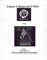 Engine 6 Memorial T-shirt