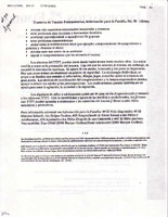 Informacian para la Familia [2 of 2]