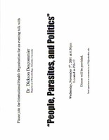 People, Parasites, and Politics