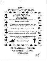 Incident Action Plan: 10/1/01 - 10/2/01
