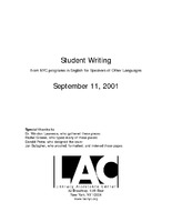 Student Writing: September 11, 2001: Index