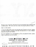 Our Grief is not a Cry For War. [2 of 2]