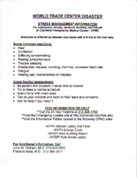 World Trade Center: Stress Management Information