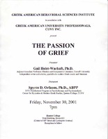 The Passion of Grief