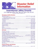 Disaster Relief Information [1 of 2]