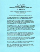 The Crackdown on Civil Rights in America