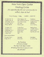 New York Open Center Healing Circles