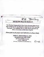 Muslim Peace Rally