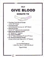 Help: Give Blood